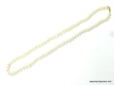 LARGE HAND TIED 14K AND FRESHWATER PEARL NECKLACE