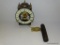 HERMLE GERMAN MADE WEIGHT DRIVEN WALL CLOCK. MODEL# 70678-000701 88. WITH WEIGHT. APPEARS TO BE IN