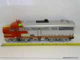 (H6) #1 GAUGE OPEN STOCK #2010 SANTA FE LOCOMOTIVE. NO BOX. APPEARS TO BE IN GOD USED CONDITION.