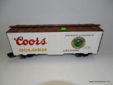 (H7) #1 GAUGE COORS GOLDEN REFRIGERATOR CAR. #5400. OPEN STOCK. NO BOX.