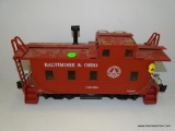 (H7) #1 GAUGE BALTIMORE AND OHIO #C2109 RED CABOOSE. OPEN STOCK. NO BOX.