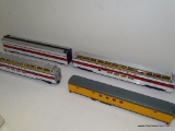 (H1) BOX LOT OF HO SCALE CARS. MOST NEED ATTENTION. HAS A B&O 3509 LOCOMOTIVE THAT APPEARS TO BE IN