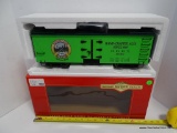 (H1) BACHMANN BIG HAULERS ITEM# 98689 KENNEBEC RIVER BREWERY BILL BOARD REEFER FREIGHT CAR. 