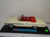 (S2) SUN STAR 1:18 SCALE 1964 FORD GALAXIE 500 CONVERTIBLE. MISSING THE DRIVER'S SIDE REAR VIEW