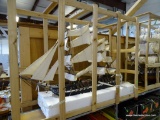 BEAUTIFUL SCALE MODEL OF THE U.S.S. CONSTITUTION. PART OF THE UNITED STATES NAVAL FLEET NAMED BY