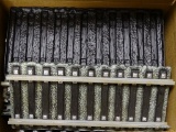(S4) BOX LOT OF 13 SECTIONS OF PLASTIC TRACK FOR THE DECANTER BEAM BOTTLE RAIL CARS.