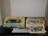 (S6) HUBLEY METAL MODEL KIT #4868-1000. SJ DUESENBERG TOWN CAR. IN THE ORIGINAL BOX. MADE IN THE