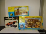 (S6) MINI KITS TRAIN MODELS INCLUDES #5806 COAL MINE AND #5827 SAND HOUSE. BOTH MODELS IN VINTAGE