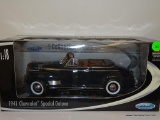 (S6) WELLY 1:18 SCALE 1941 CHEVROLET SPECIAL DELUXE CONVERTIBLE. NEW IN THE BOX.