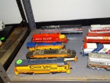 (S7) LOT OF 14 ASSORTED HO SCALE LOCOMOTIVES. SOME LOOK READY TO GO, A FEW APPEAR TO NEED SOME