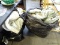 2 BAGS OF COMFORTERS WITH PILLOWS AND PILLOW SHAMS