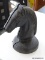 PAIR OF CAST IRON HORSEHEAD BOOKENDS: 4