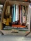 BOX LOT OF MISC. BOOKS: THE BOOK OF ART. OSCAR WILD. THE KENNEDY YEARS. FAIR GAME STORY OF A SPY.