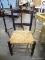 OAK WOVEN SEAT SIDE CHAIR: 16