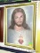 FRAMED PRINT OF JESUS IN GOLD FRAME: 13.5