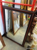 CHERRY FRAMED MIRROR: 28.5