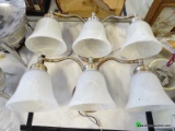 PAIR OF 3 LIGHT VANITY SCONCES: 18