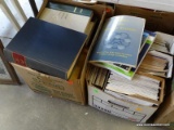 2 BOX LOT: WORLD BOOK SCIENCE ANNUALS FROM THE 1990'S. 5 VOLUMES FROM THE 1950'S OF MISSILES AND