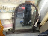 VINTAGE MAHOGANY DRESSING MIRROR WITH FRAME: 36