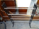 FOLDING METAL DRYING RACK.