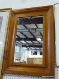 ANTIQUE PINE MIRROR IN THE OGEE STYLE: 21