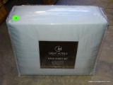 BRAND NEW IN PLASTIC GREAT HOTEL'S KING SIZE SHEET SET. ORIGINAL PRICE $140.