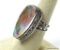 .925 STERLING SILVER GORGEOUS RAINBOW FIRE RING SIZE 7 (RETAIL $79.00)
