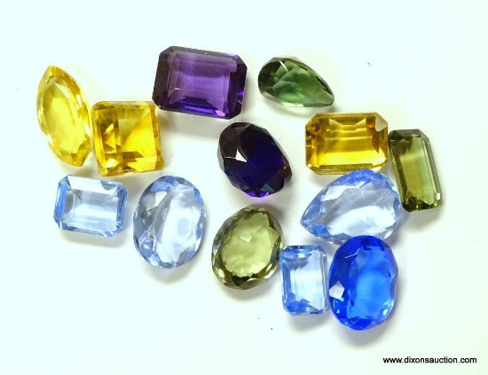 102 CARATS ALL FACETED RING AND PENDANT SIZE MIX GEMSTONES (RETAIL $175.00)