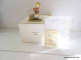 HUMMEL FISHING OR TROUBLE FIGURINE WITH CERTIFICATE OF AUTHENTICITY. EXCLUSIVE NUMBER A 5751. BH118.