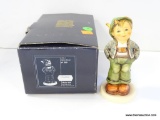 HUMMEL EXCLUSIVE EDITION FIGURINE WITH COA. HELLO WORLD. 5 3/8