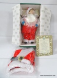 A NORMAN ROCKWELL CHRISTMAS BY RHODES STUDIOS. HANDCRAFTED AND HAND PAINTED 