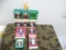 10 HALLMARK ORNAMENTS AND 1 ORNAMENT DISPLAY STAND. INCLUDES GARFIELD, 1988 WOODEN AIRPLANE, MARY'S