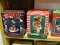 5 ENESCO ORNAMENTS. INCLUDES MCDONALD'S MCHAPPY HOLIDAYS ORNAMENT, HERSHEY'S CHOC FULL OF WISHES