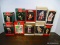 10 HALLMARK SANTA ORNAMENTS. INCLUDES 1987 SANTA AT THE BAT, MRS. CLAUS, MERRY OLDE SANTA, THIS