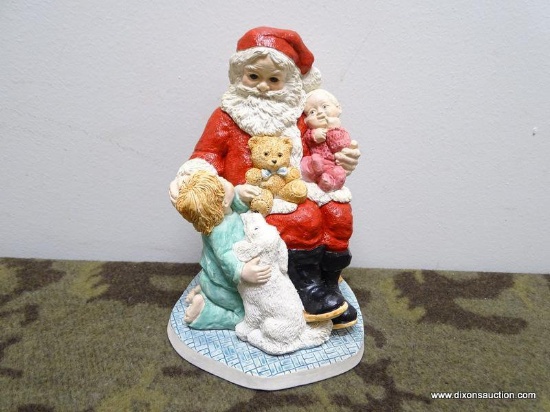 LEGEND OF SANTA CLAUS "ON SANTA'S KNEE" 1111/15000: 6"x8".