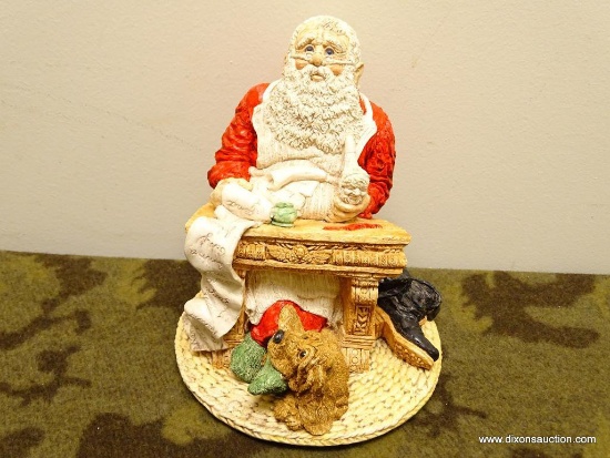 LEGEND OF SANTA CLAUS "CHECKING HIS LIST". 593/15000: 6"x8".