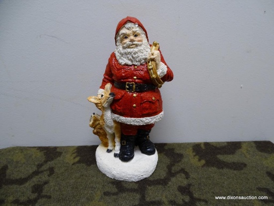 LEGEND OF SANTA CLAUS "HITCHING UP" HAS COA. 462/7500: 5"x10"
