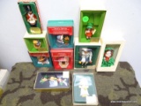 10 HALLMARK ORNAMENTS. INCLUDES 3 ORNAMENTS FROM THE TREE-TRIMMER COLLECTION, DRUMMER SOLDIER