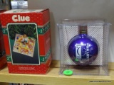 4 ENESCO ORNAMENTS AND 1 RELAY FOR LIFE AMERICAN CANCER SOCIETY ORNAMENT. ENESCO ORNAMENTS INCLUDE