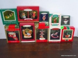 10 HALLMARK ORNAMENTS. INCLUDES CHRISTMAS BELLS ORNAMENT, TEDDY-BEAR STYLE, BEARY SPECIAL