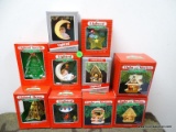 10 HALLMARK ORNAMENTS. INCLUDES 2 MOONLIT NAPS, RADIANT TREE, CHRIS MOUSE STAR, TREE OF FRIENDSHIP,