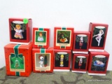 10 MISC. HALLMARK ORNAMENTS. ALL ARE 3