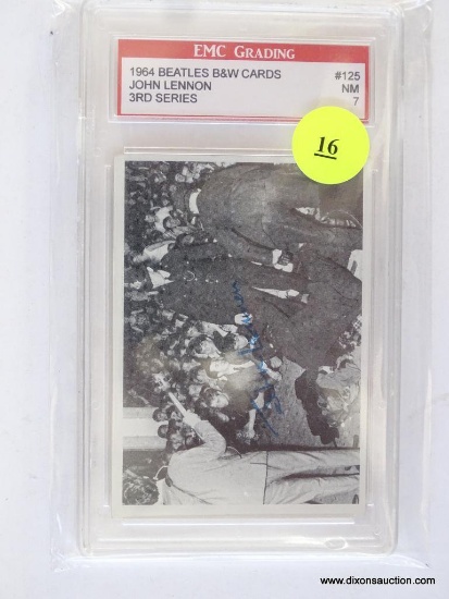 (SC) 1964 TOPPS JOHN LENNON THE BEATLES CARD (GRADED).