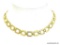 MONET GOLD TONE LINK NECKLACE 16