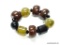 VERY LARGE CHUNKY BEAD STRETCH STATEMENT BRACELET. 1 SIZE FITS ALL. THESE BEADS ARE HUGE. INSIDE