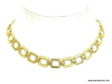 MONET GOLD TONE LINK NECKLACE 16