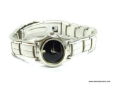 BEAUTIFUL MOVADO SWISS MADE QUARTZ LADIES STAINLESS STEEL WRIST WATCH. MODEL# 99A226217. ALL THIS