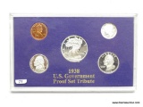 1938 U.S GOVERNMENT PROOF SET TRIBUTE