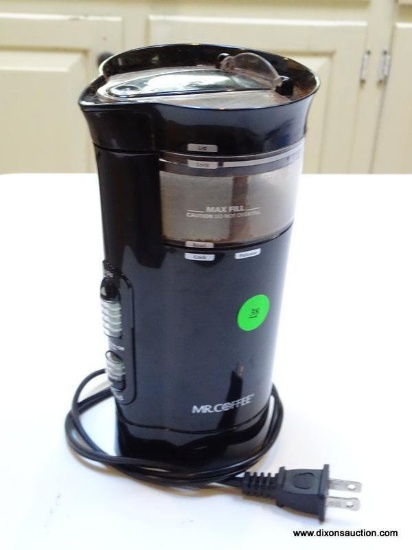 (K) MR. COFFEE BEAN GRINDER. GOOD CONDITION.