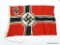 German World War II Naval Kriegsmarine Combat Battle Flag. Measures 36 1/2